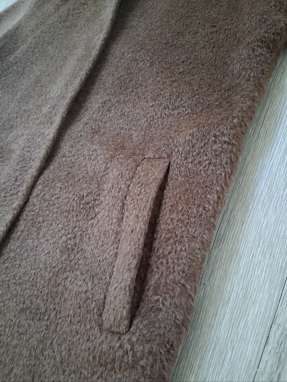 Eileen Fisher Sheared Alpaca Stand Collar Coat - Picture 10 of 16